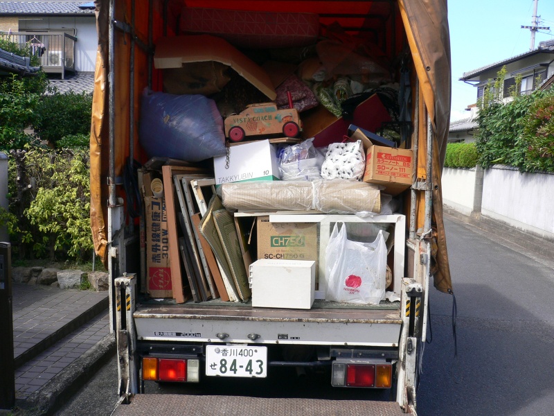 高松市　粗大ゴミ　処分でお伺い致しました。