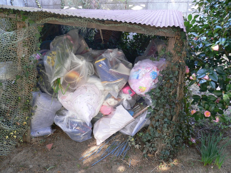 高松市　ゴミ置き場のゴミ回収