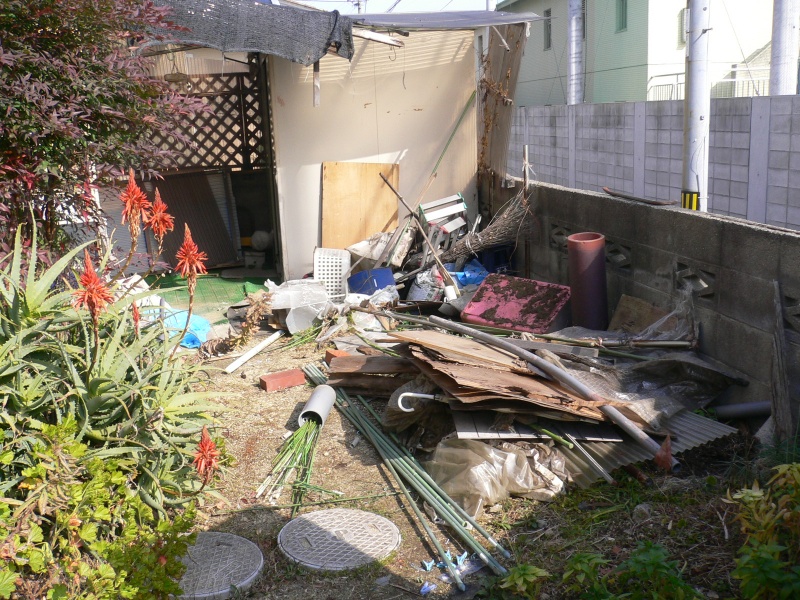 高松　倉庫　物置の撤去　でお伺い致しました