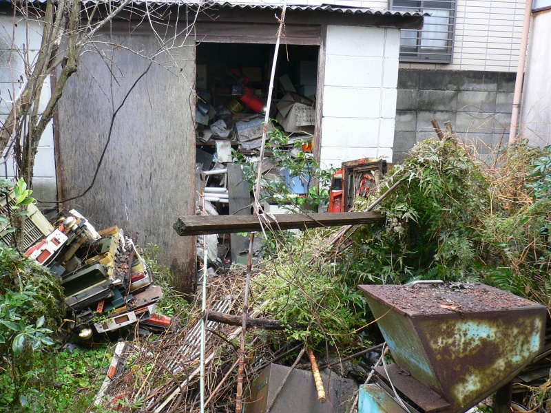 高松　物置のゴミ　不要品　回収致しました