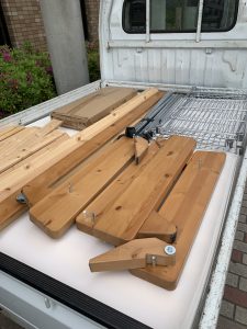 高松市宮脇町にて不要になった家具の解体搬出依頼をいただきました。