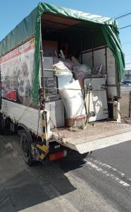 浜ノ町で不用品回収の依頼です。