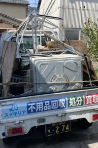 高松市古高松町で物置の不用品回収を行いました。