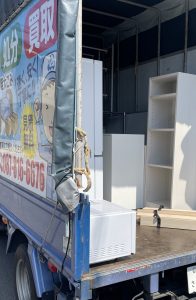 高松市三谷町で不用品回収を行いました。