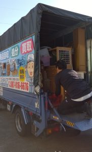 高松市東植田町で不用品回収を行いました。