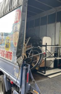 高松市牟礼町で物置内の不用品回収を行いました。