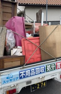 高松市宮脇町で売却に伴う不用品回収です。