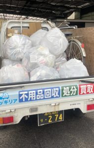 高松市飯田町で物置の定期回収を行いました。