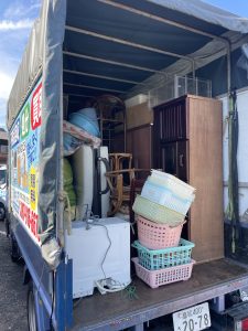 高松市小村町で2部屋分の不用品回収を実施！