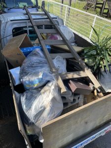 高松市木太町でお庭の不用品回収です。