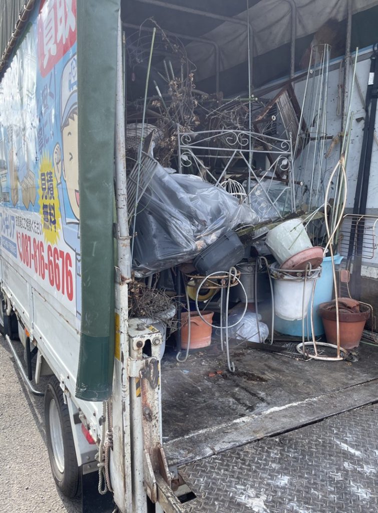 高松市木太町で不用品回収を行いました!