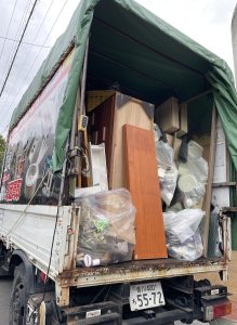 高松市岡本町で限界ギリギリ不用品回収です！