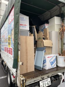 高松市栗林町で不用品回収です!