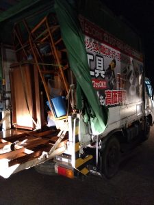 高松市松島町で夕方の不用品回収です!