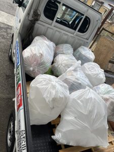 高松市宮脇町で不用品の定期回収を行いました！